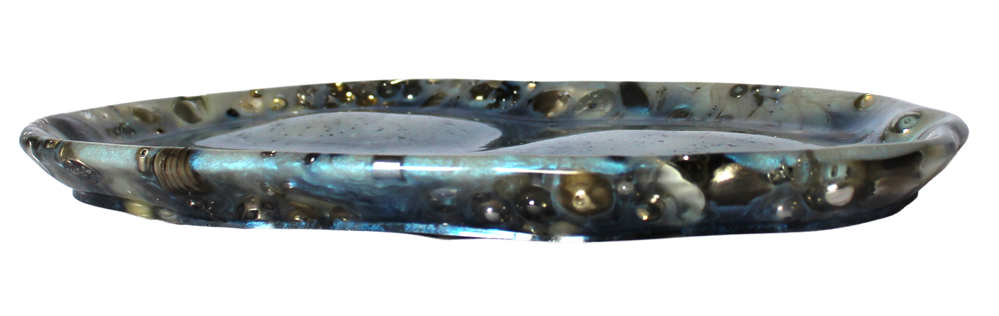 Handcrafted Resin Trinket Tray - Milky Way