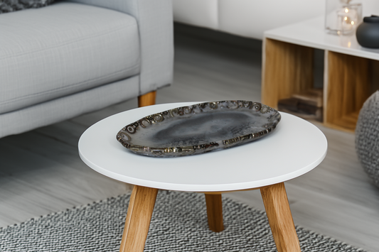Handcrafted Resin Trinket Tray - Moonglow
