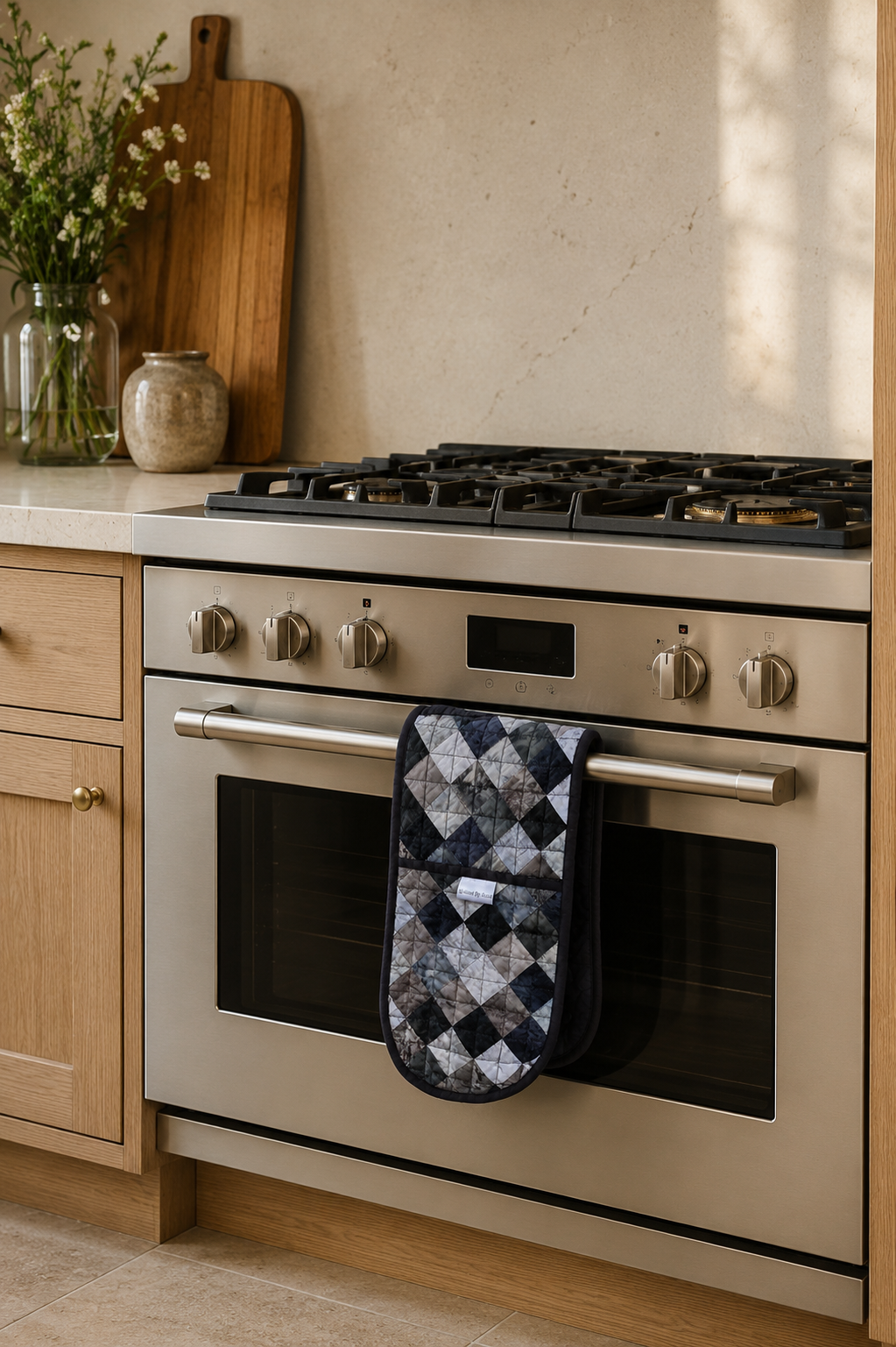 Double Oven Gloves - Batik