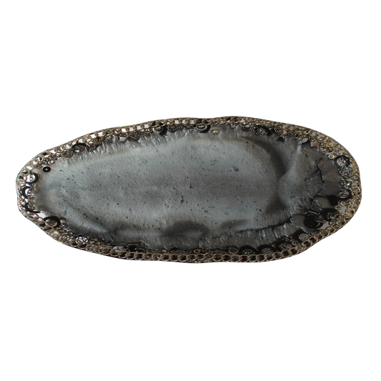 Handcrafted Resin Trinket Tray - Chain