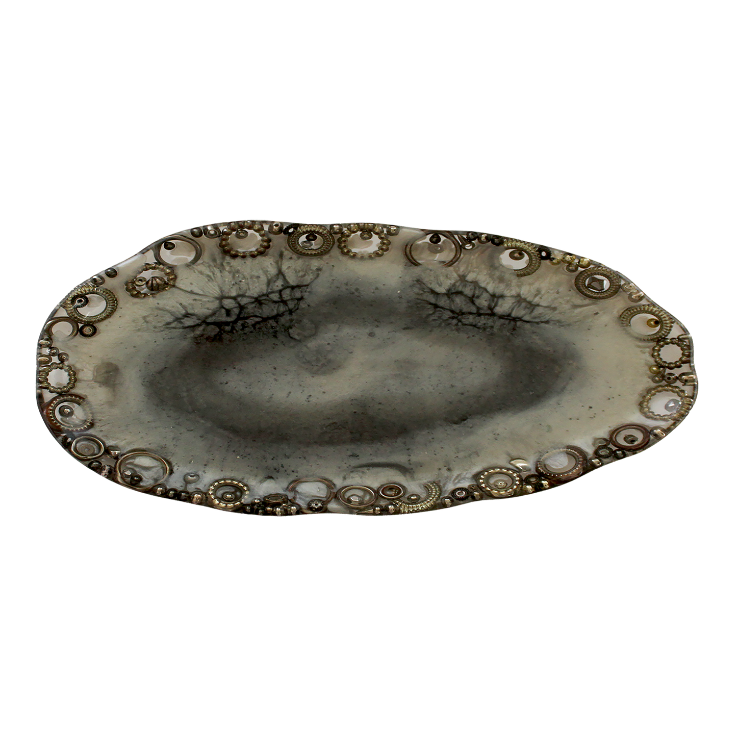 Handcrafted Resin Trinket Tray - Moonglow