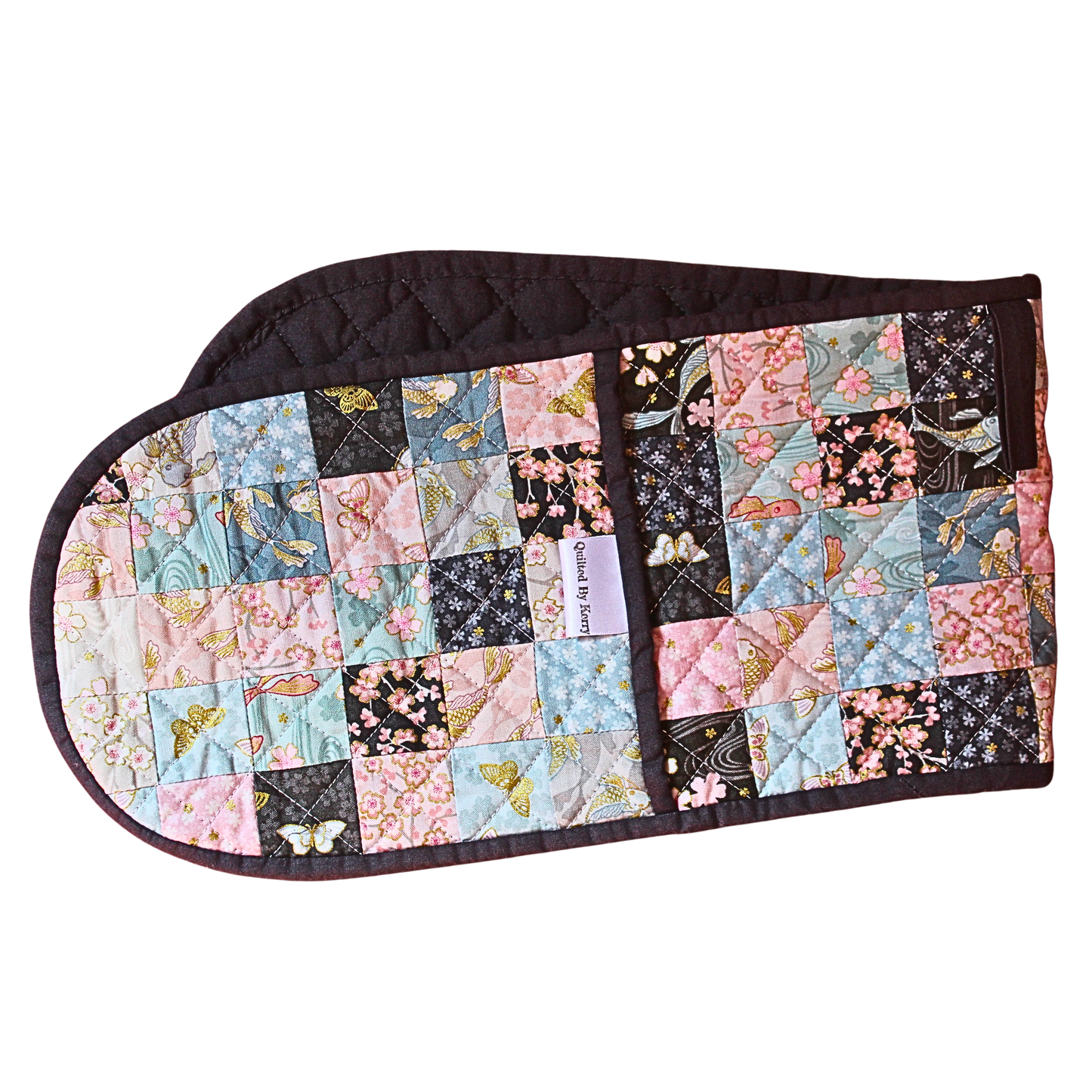 Double Oven Gloves - Japanese Koi