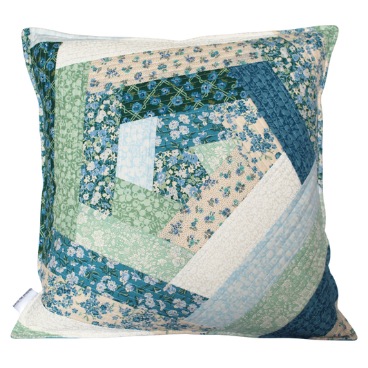 Patchwork Quilted Cushion - Liberty