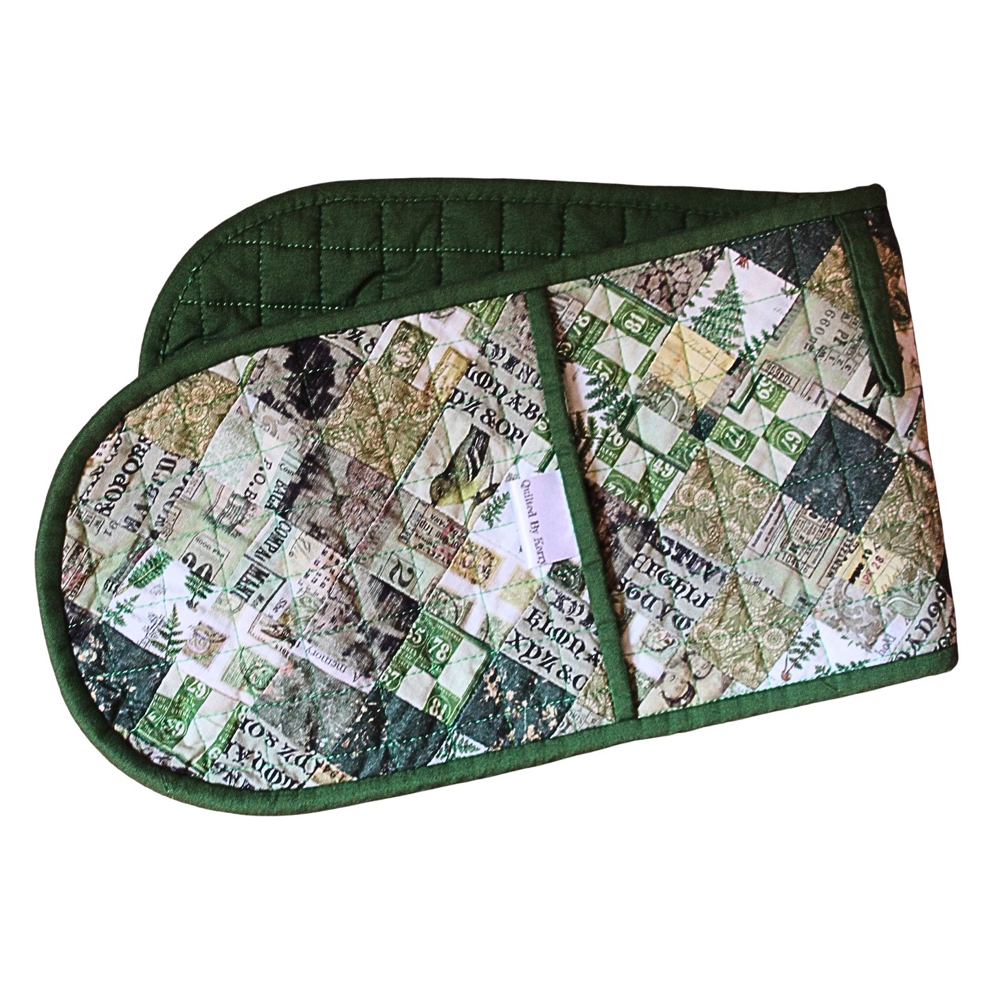 Double Oven Gloves - Rustic Green